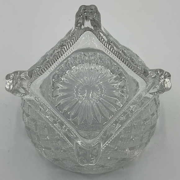 Vintage Avon Fostoria Clear Glass Master Salt Cellar - Picture 6 of 7